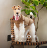 Reversible Dog Vest Jacket -  Red Brown