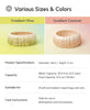 Puff Pet Bowl - Gradient Olive