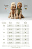 Reversible Dog Vest Jacket - Green Brown