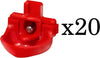 Make Your Own Chicken Waterer Kit - Horizontal Chicken Nipples 20-Pack + Installation Piece