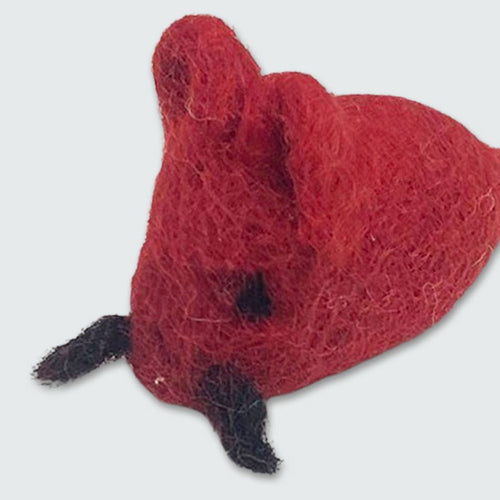 Natural Wool Cat Toy - Eco-Pouncer Mini