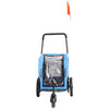 2-in-1, 3 Wheel Pet Jogging Stroller Bike Trailer