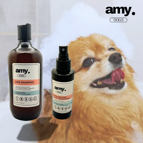amy. dogs [bundle] Foaming Dog Shampoo + FREE Conditioner/Detangle Spray