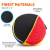 FDT Multi-Color French Linen Ball Tug Toy - with Squeaker OR with Handle