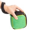 FDT Multi-Color French Linen Cube Tug Toy - with Squeaker OR with Handle