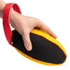 FDT Multi-Color French Linen Football Tug Toy - with Squeaker OR with Handle