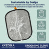 FurTidy Glove by Katziela – Pet Hair Remover Glove for Dogs & Cats, Reusable Electrostatic Grooming Mitt for Furniture, Clothing, Carpet & Car Seats – Washable & Eco-Friendly Deshedding Tool