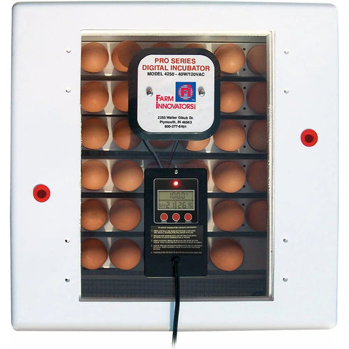 Farm Innovators Model 4250 Circulated Air Incubator with Turner