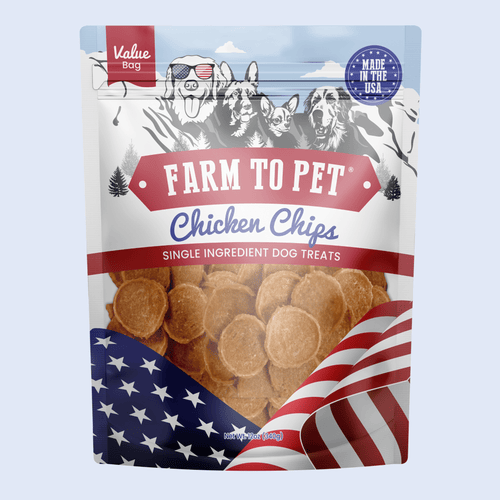 Americana Chicken Chips for Dogs | Celebrate with USA-made Dog Treats