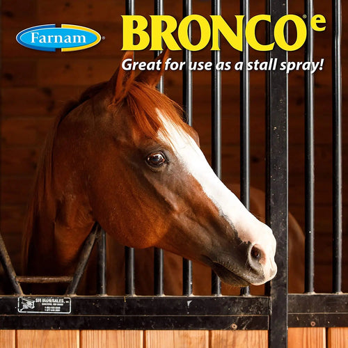 Farnam Bronco Equine Fly Spray Plus Citronella Repellent 32 oz. for Horses & Dogs