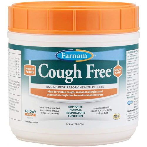 Farnam Cough Free Pellets for Horses Respiratory Support 1.75 lb.
