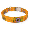 Folk Flowers Dog Collar