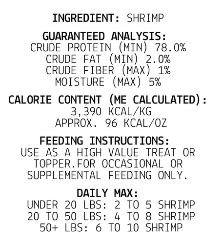 Freeze-Dried Shrimp