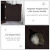Cat Litter Box Nightstand End Table Enclosure