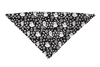 Goth Ghosties Black and White Dog Bandana