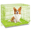 30 Collapsible Green Dog Crate GRN30