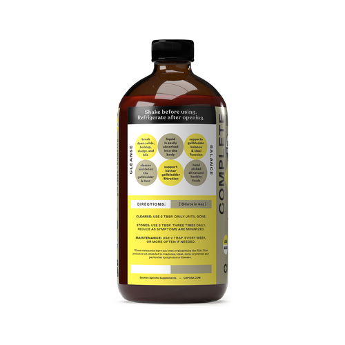 Gallbladder Complete - Glass Bottle