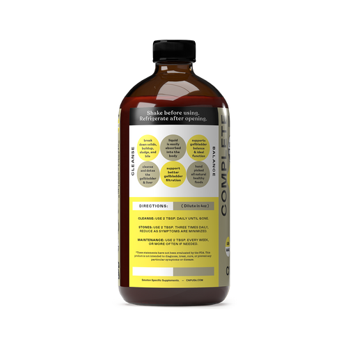Gallbladder Complete - Glass Bottle
