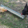 Little Giant Galvanized Chicken Reel-Top Poultry Range Feeder 48 6-Pack