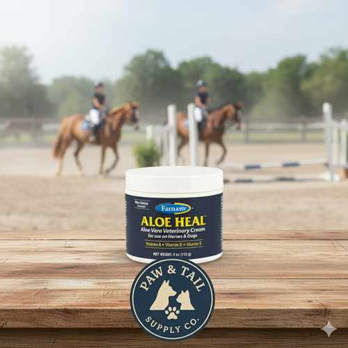 Farnam Aloe Heal Veterinary Horses Dogs Cream 4 oz. 2-Pack