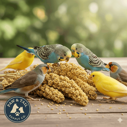 Higgins Spray Millet Bird Treats 12-Count Non-GMO Natural Foraging All Birds