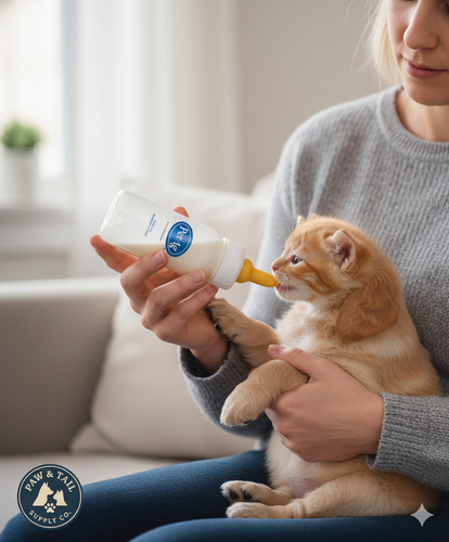 PetAg Nursing Kit 4 oz Puppy Kitten Small Animals Bottle Nipples Brush Reusable