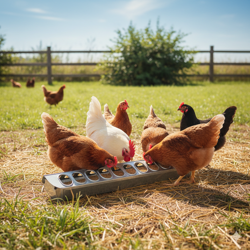 Miller 18 Galvanized Slide Top Poultry Chicken Feeder 9822