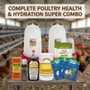 Complete Poultry Health & Hydration Super Bundle – 3 Gallon Drinkers + Vitamins + Oregano + Pick-No-More + VetRx