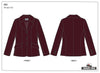 Grand Prix Ladies EQJ 3 Button Show Coat, NY Tech Fabric, Black