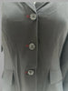 Grand Prix Ladies EQJ Classic 3 Button Show Jacket, Black with Burgundy Collar