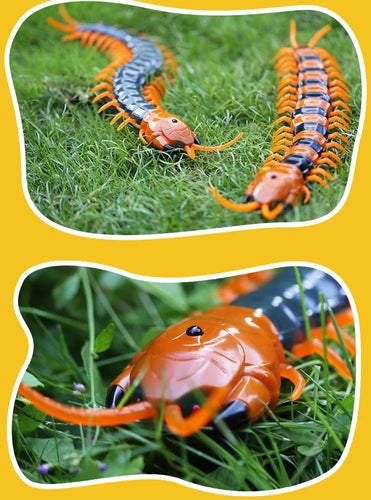 Funny Electronic Pet Remote Control Simulation Giant IR RC Scolopendra Centipede April Fools' Day Tricky Prank Insect Toy Gift