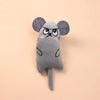 Idepet Catnip Plush Cat Toy - Cute Cartoon Thumb Toy with Tail