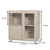 Guinea Pig Cages 4-Tier Hamster Cage Wood with Storage Cabinet House for Rat Chinchilla