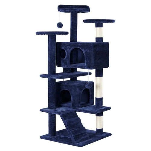 Realtronex 130cm Cat Tree Tower with Condo and Sisal Scratcher
