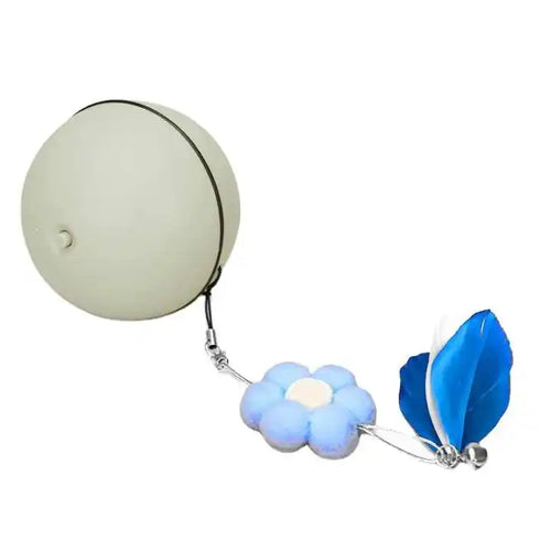 SR Interactive Rolling Smart Cat Ball Toy with Tail Accessory
