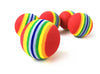 Hovicaed Rainbow EVA Sponge Ball Interactive Cat Toys