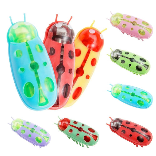 GorisPet Interactive Smart Cat Toy - Electric Ladybug Worm Toy