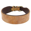 The Wide Luxe Collar - Padded Leather for Large Dogs
