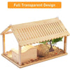 Large Rectangle Hamster House PET Cage Box Transparent Indoor Outdoor for Small Animals Hedgehogs Guinea Pig