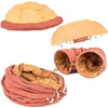 Collapsible Removable Cat Tunnel Tube With Cat Bed Set