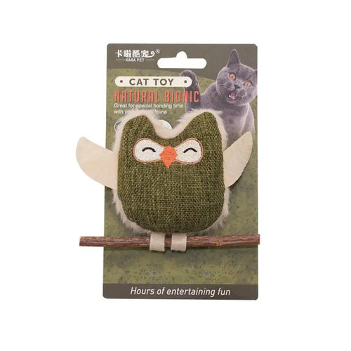 Owl Shaped Handmade Cat Toys - Bite Resistant Interactive Toy