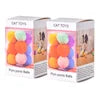 Polyester Rope Cat Toy - Colorful Pom Pom Balls for Teeth Cleaning