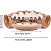 Collapsible Removable Cat Tunnel Tube With Cat Bed Set