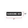 Mini Handsome Boy Morale Patch
