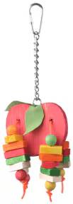 A&E Cage Company Small Apple Bird Toy