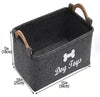 Felt Pet Toy Storage Basket