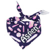 Personalized Pink Crystal Dog Bandana