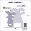 Bobbi Bunny HuggleFlatties™ Durable Plush Dog Toy