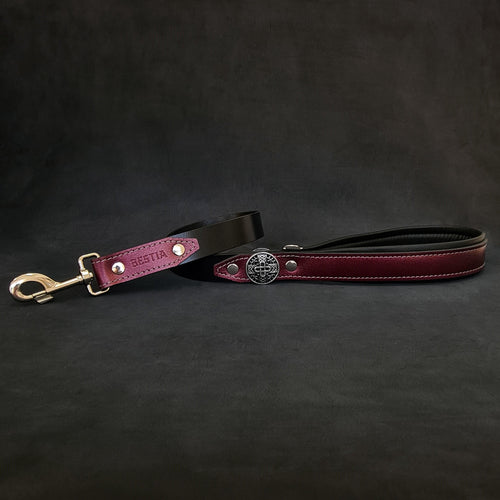 The Hektor Burgundy dog leash-LIMITED