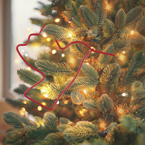 Hummingbird Ornament, Marvel Red
